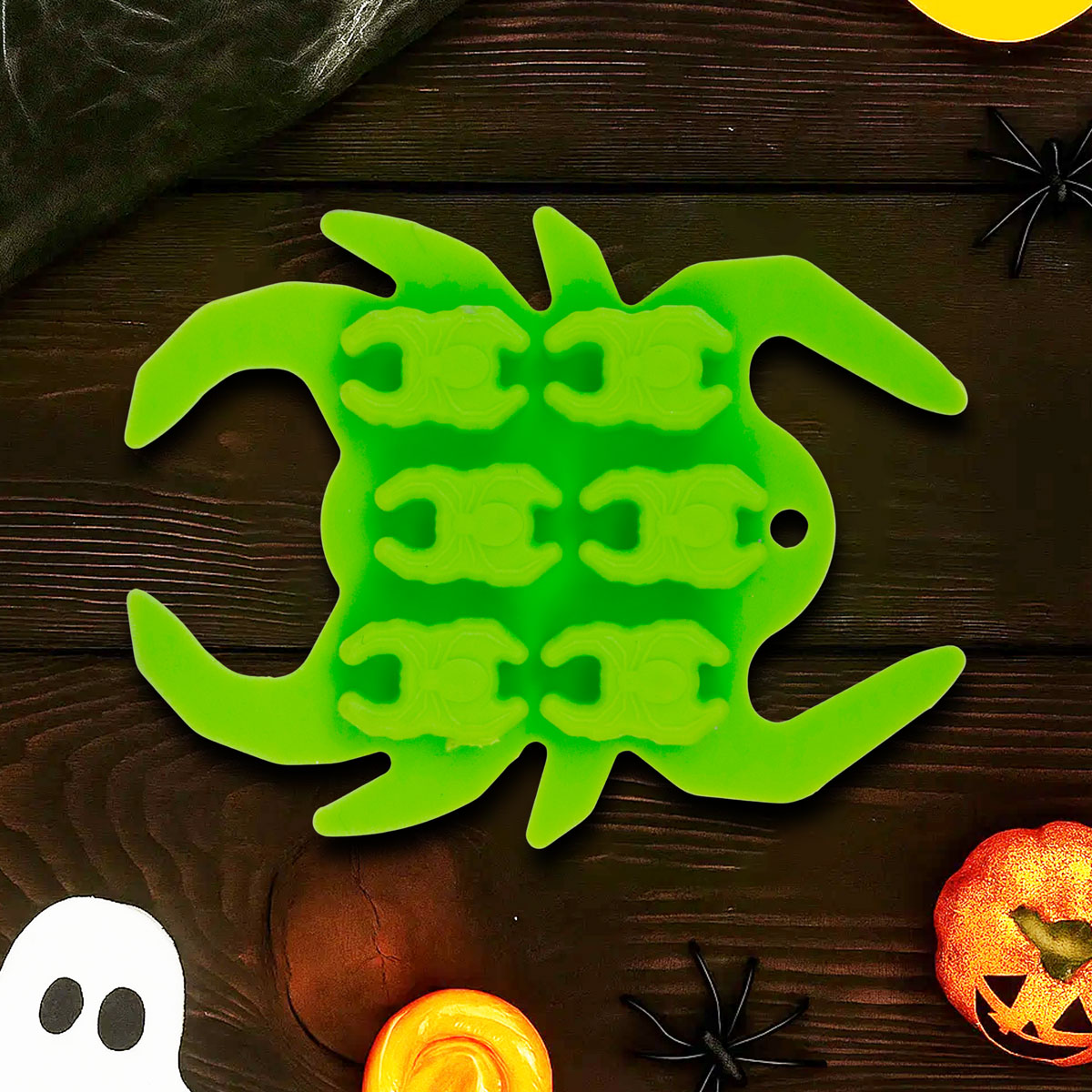 Araña, Molde de Silicón, Halloween