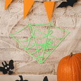 Decoración Colgante con Diseño de Telaraña, Fosforescente