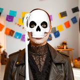 Media Máscara, Cráneo, Disfraz de Halloween