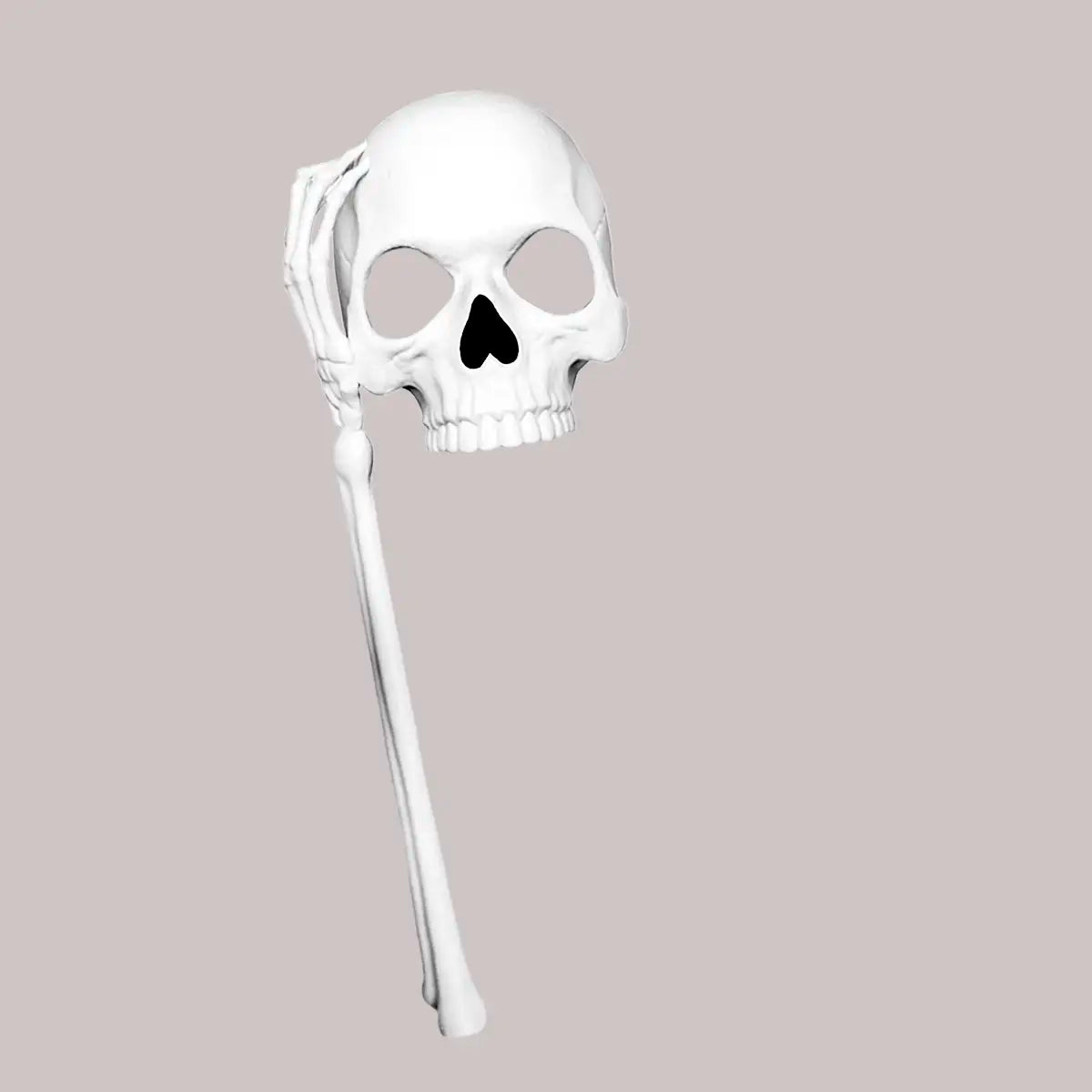 Media Máscara, Cráneo, Disfraz de Halloween