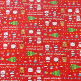 Papel para Envolver Regalos Navideño, Color Rojo