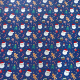 Papel para Envolver Regalos Navideño, Diseño Santa Claus