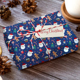 Papel para Envolver Regalos Navideño, Diseño Santa Claus