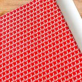 Papel para Envolver Regalos Navideño, hohoho, Color Rojo