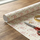 Papel para Envolver Regalos Navideño, Diseño Holly Jolly