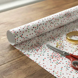 Papel para Envolver Regalos Navideño, Diseño Puntos