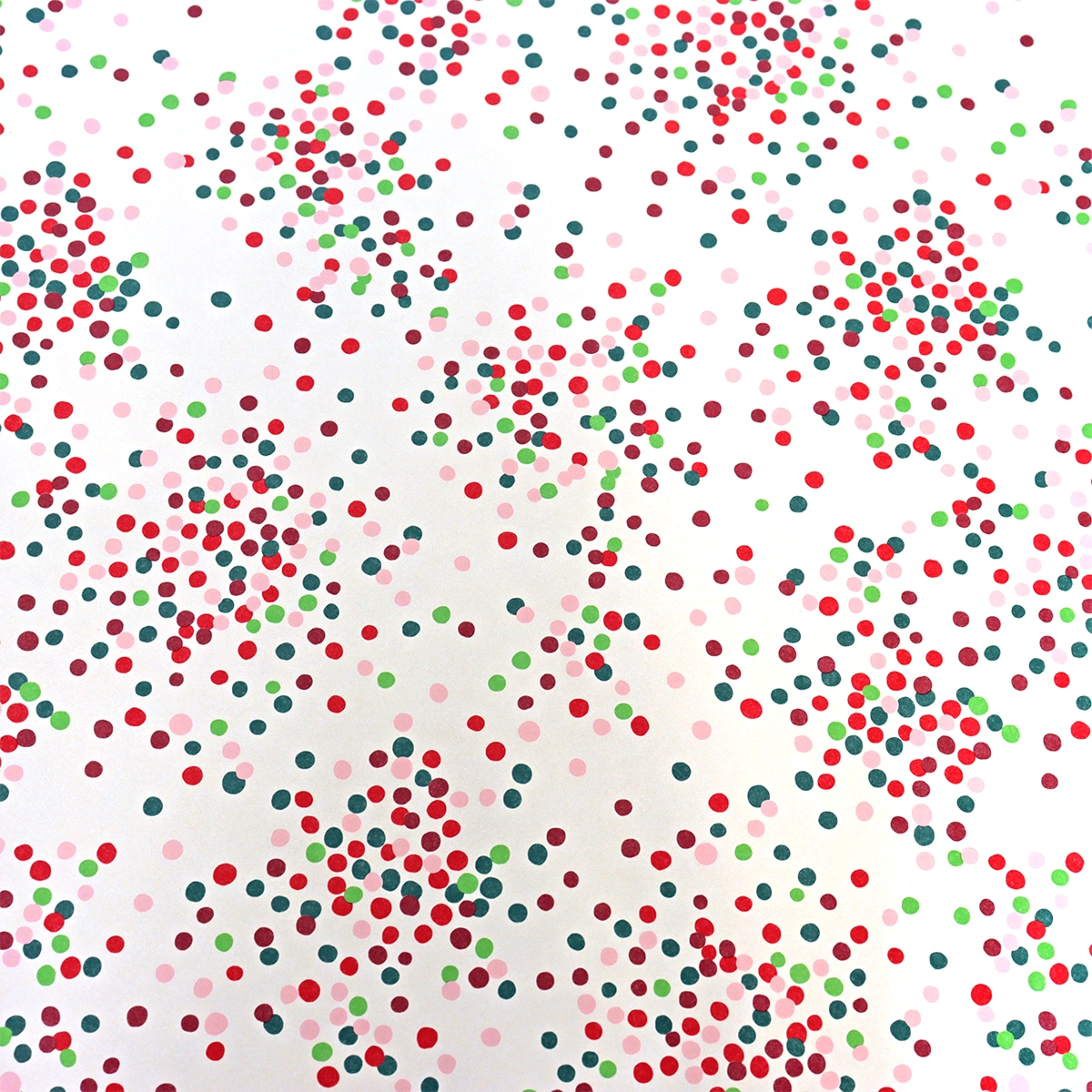 Papel para Envolver Regalos Navideño, Diseño Puntos
