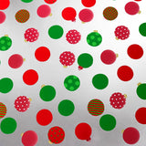 Papel Navideño para Envolver Regalos, Diseño Esferas