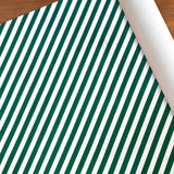 Papel Navideño para Envolver Regalos, Color Verde y Plata