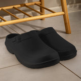 Zapatos sin Cordon, Tipo Crocs, Color Negro