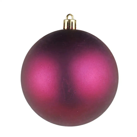 Set de Esferas Navideñas, Color Vino, 3 pzas