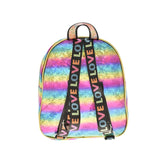 Mini Backpack, Diseño de Prismas, Lulu, Tornasol