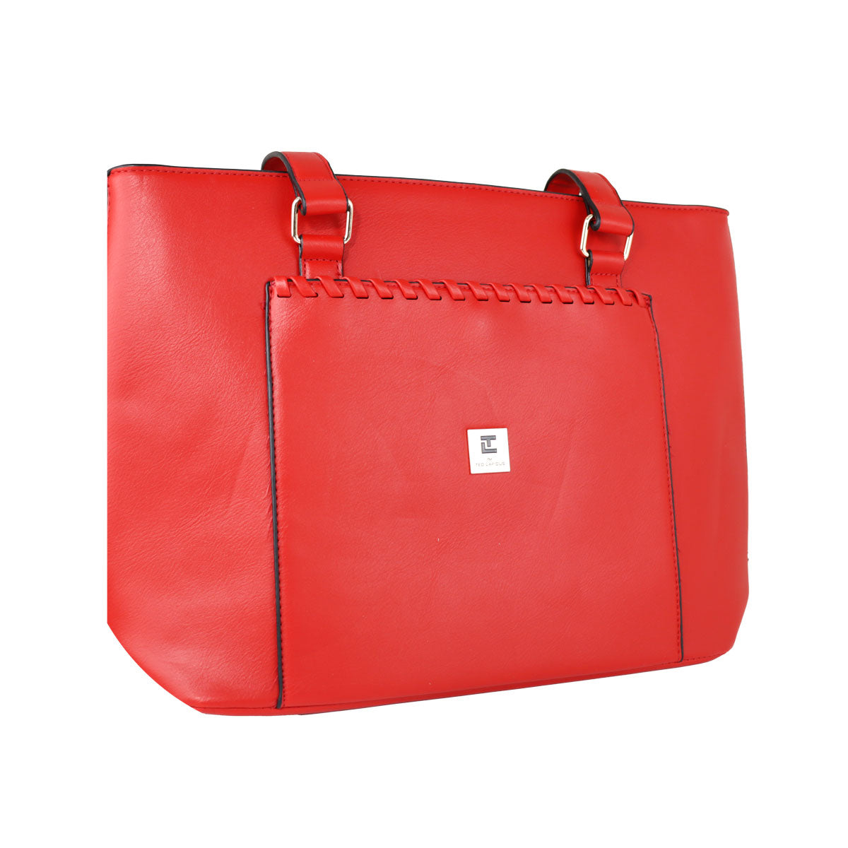 Bolsa, Detalle Cierres, Color Rojo, Ted Lapidus