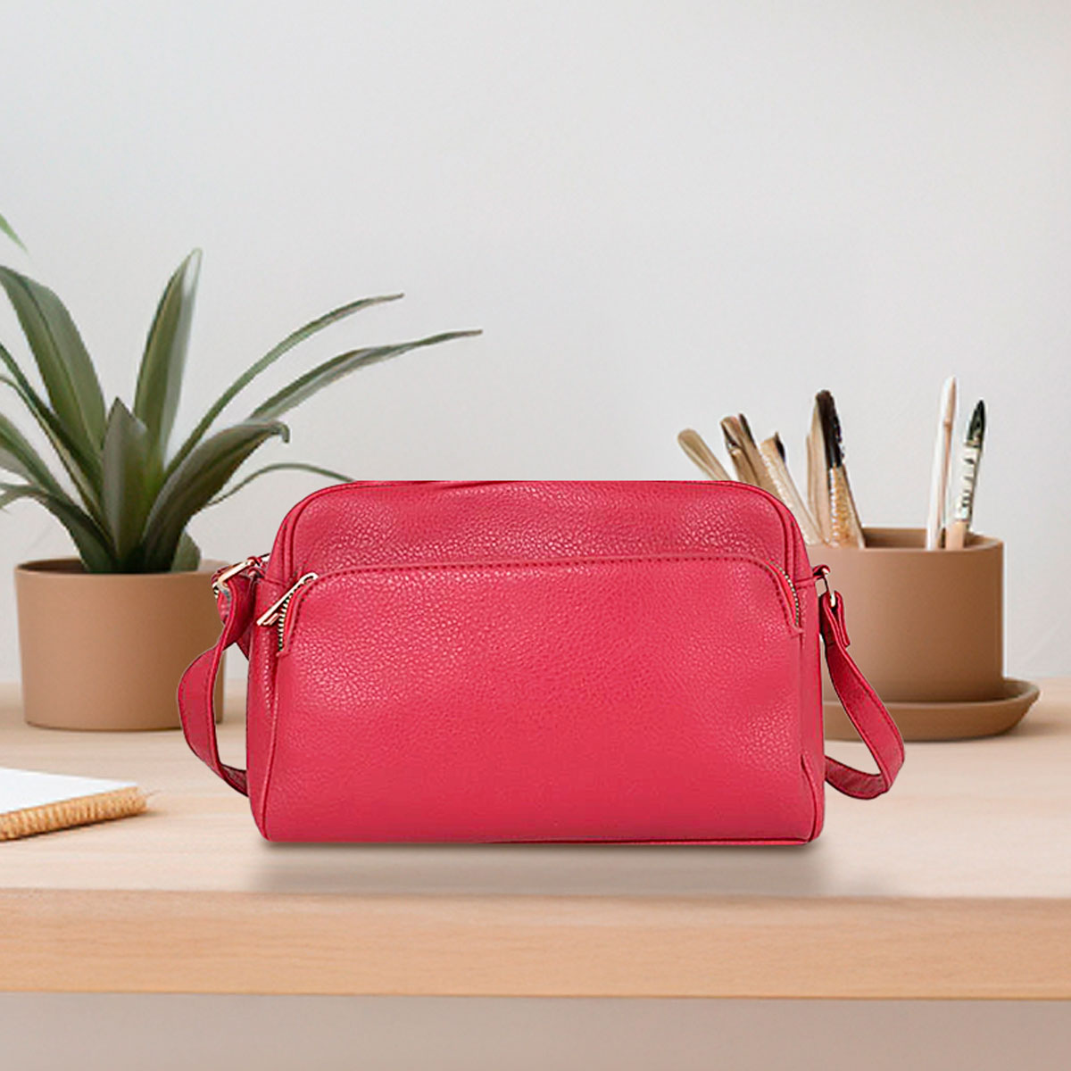 Bolsa Crossbody, Color Rosa