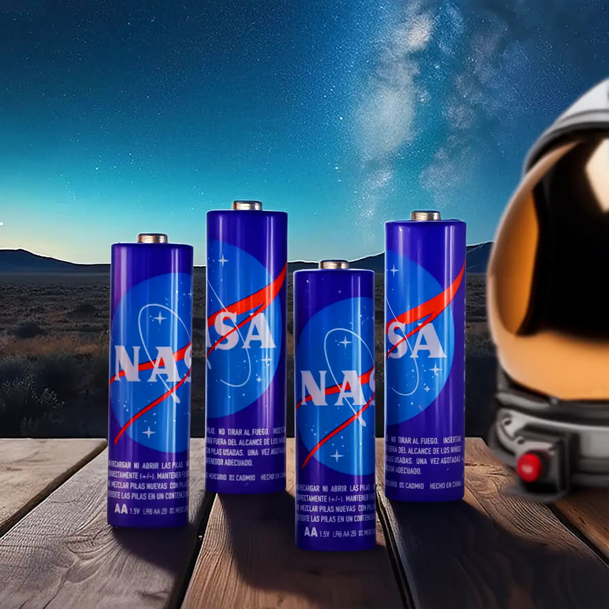 Pilas AA Alcalina, NASA, 4 pzas