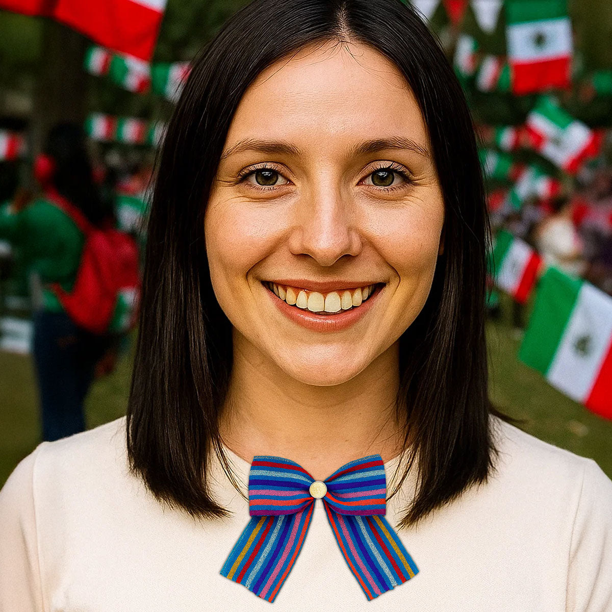 Corbatín, Color Azul, Fiestas Patrias