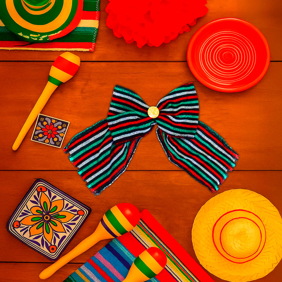 Corbatín, Color Negro, Fiestas Patrias