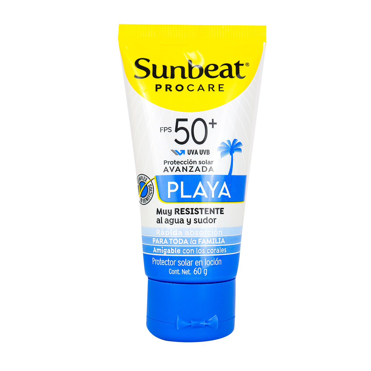 Bloqueador Solar SUNBEAT FPS 50+ Playa, 60 g