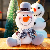 Snowman de Peluche, 40 cm, Color Plata