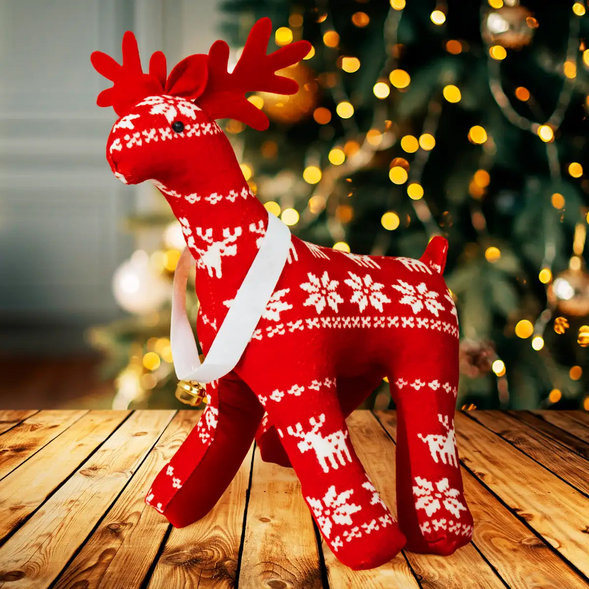 Peluche, Reno, Color Rojo