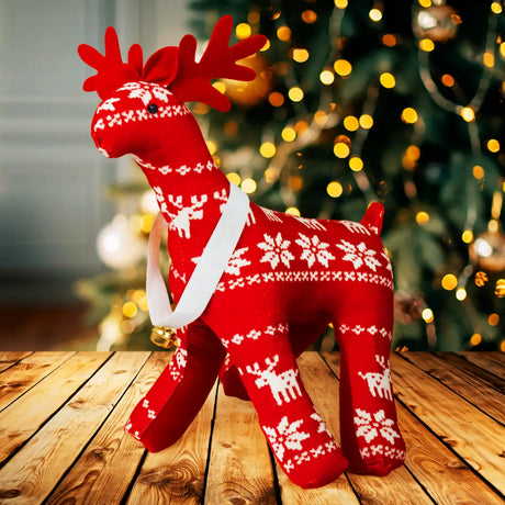 Peluche, Reno, Color Rojo