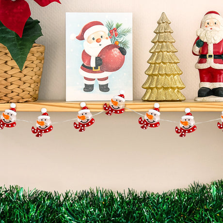 Serie de Luces LED, Muñeco de Nieve