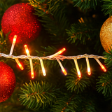 Serie de Luces LED Interconectables, Cable Transparente, 190 luces