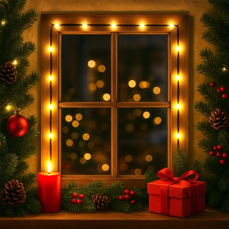 Serie de Luces LED Interconectables, Cable Verde, Cálidas