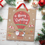 Bolsa de Regalo Navideña, Detalles Brillantes, Personajes Navideños