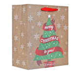 Bolsa de Regalo Navideña, Árbol, Acabado Brillante