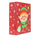 Bolsa de Regalo Navideña, Duende, Color Rojo