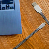 Cable USB Tipo C, Color Blanco