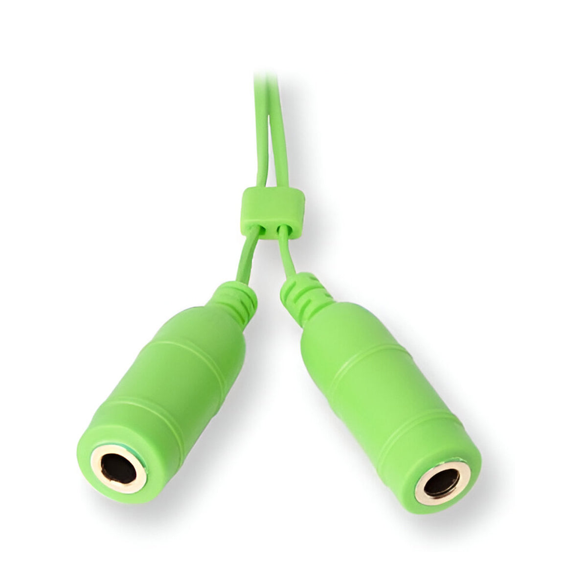 Divisor de Auriculares Retráctiles, ReTrak, Color Verde