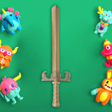 Espada de Plástico para Juego, Color Dorado, 48 cm