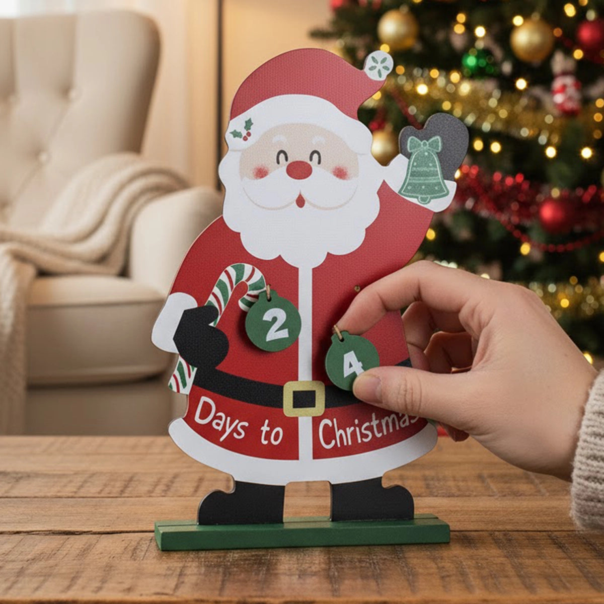 Cuenta Regresiva, Calendario Navideño, Santa