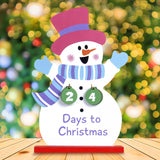 Cuenta Regresiva, Calendario Navideño, Muñeco de Nieve