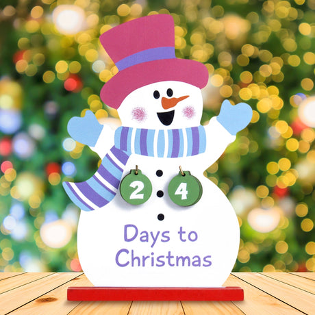 Cuenta Regresiva, Calendario Navideño, Muñeco de Nieve