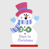 Cuenta Regresiva, Calendario Navideño, Muñeco de Nieve