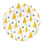 Plato de Plástico Navideño, Diseño Pino