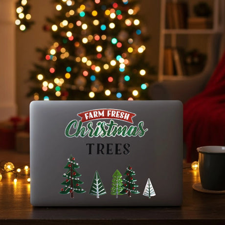 Stickers Navideños, Christmas Trees