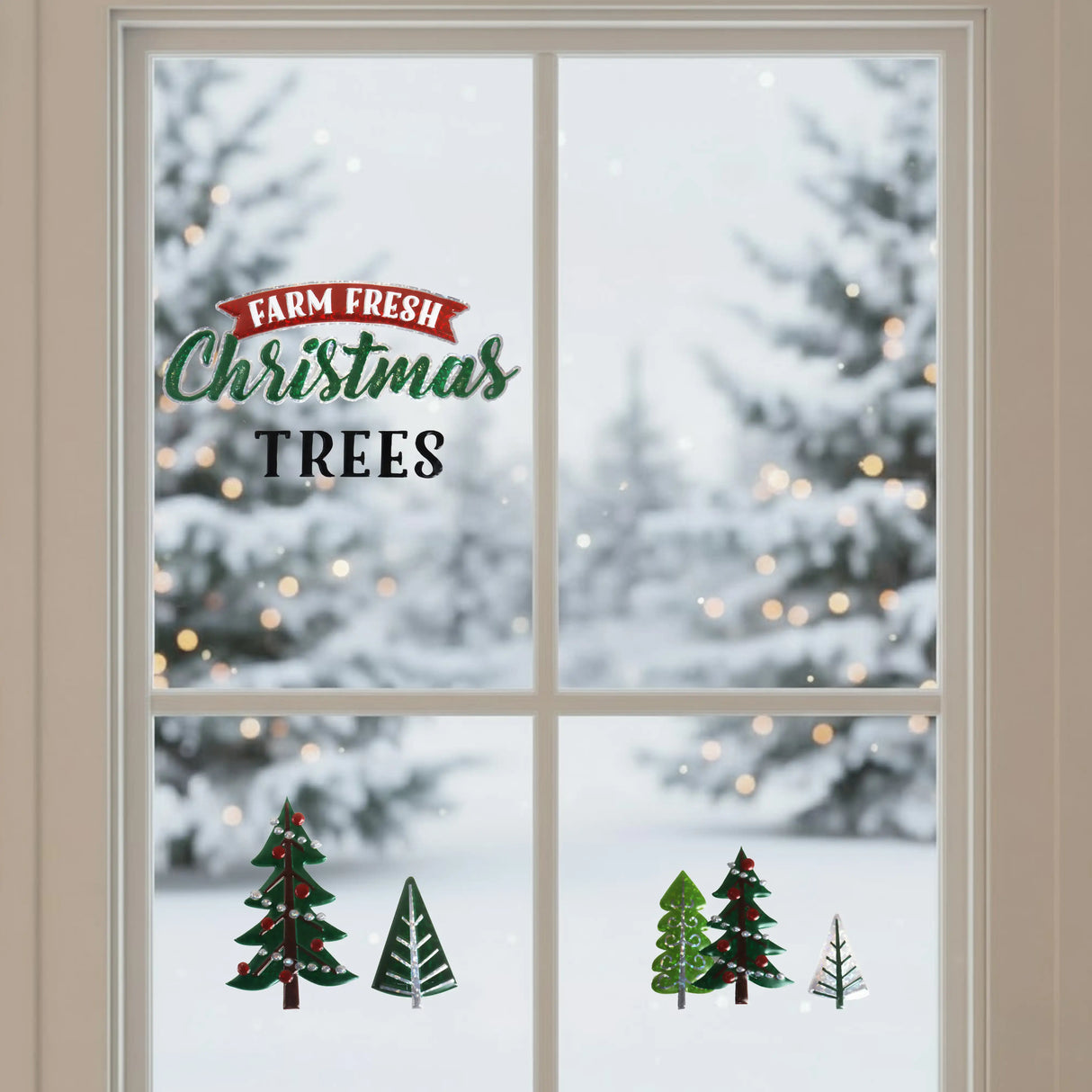 Stickers Navideños, Christmas Trees