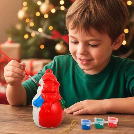 Juego Navideño de Pintura, Santa Claus