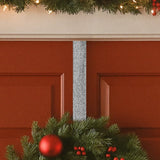 Gancho para Corona Navideña, Glitter, Color Plata