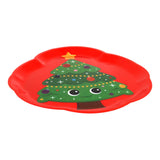 Plato de Plástico Navideño, Pino