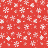 Mantel Navideño, Diseño Copos, Color Rojo