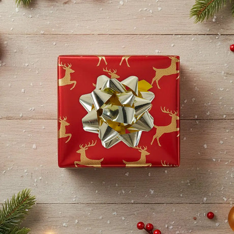 Moño de Regalo, Color Oro