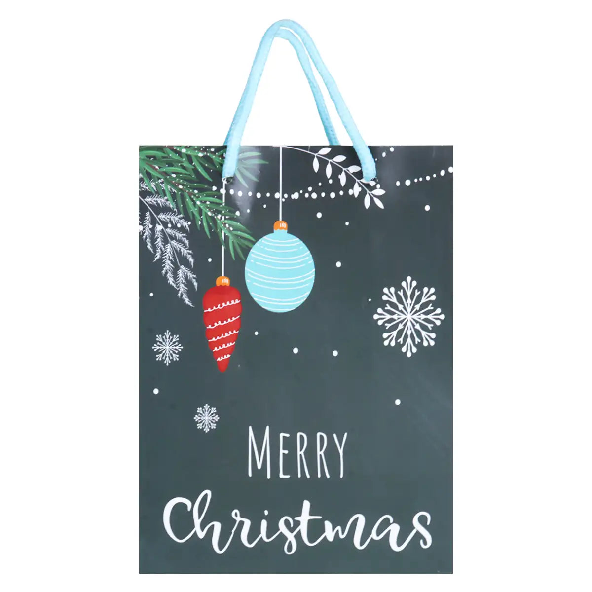 Bolsa de Regalo Navideña, Merry Christmas, Esferas