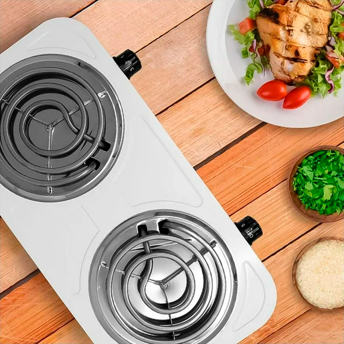 Parrilla Eléctrica Espiral Doble, RCA