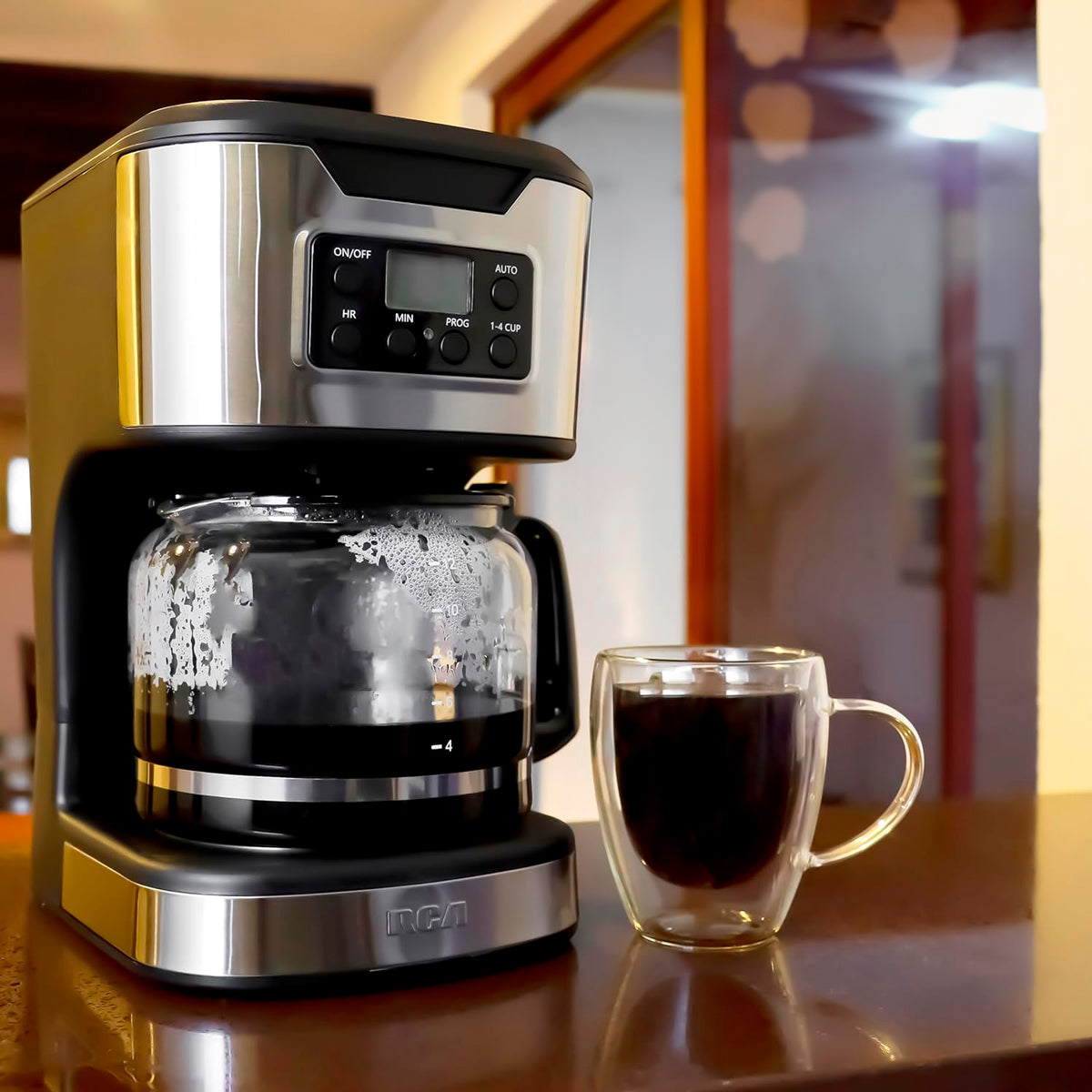 Cafetera Digital Programable, 12 tazas, RC-CAF3, RCA
