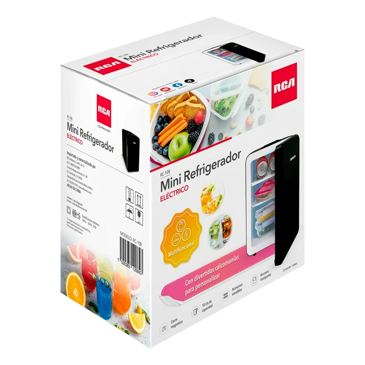 Mini Refrigerador Multifuncional, RC-10B, RCA